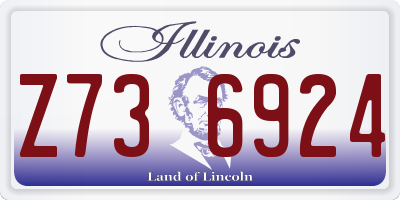 IL license plate Z736924