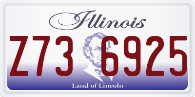 IL license plate Z736925