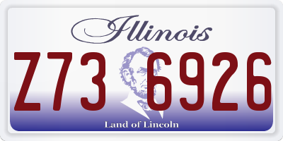 IL license plate Z736926