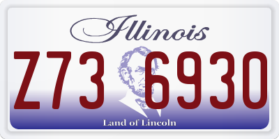 IL license plate Z736930