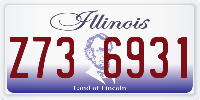 IL license plate Z736931