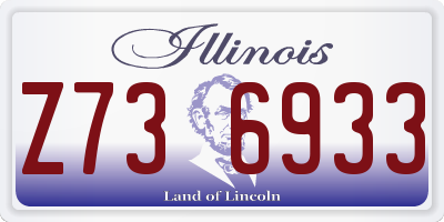 IL license plate Z736933