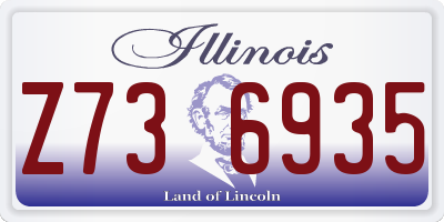 IL license plate Z736935