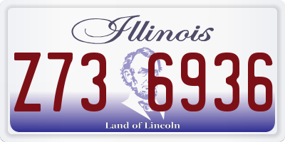 IL license plate Z736936