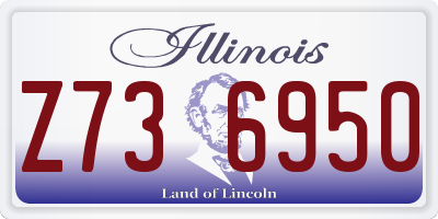 IL license plate Z736950