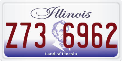 IL license plate Z736962