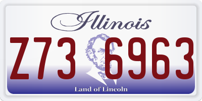 IL license plate Z736963