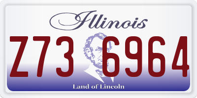 IL license plate Z736964