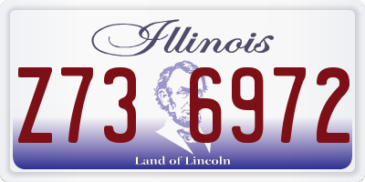 IL license plate Z736972