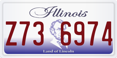 IL license plate Z736974