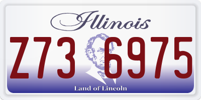 IL license plate Z736975