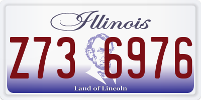 IL license plate Z736976
