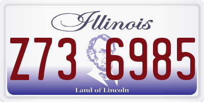 IL license plate Z736985