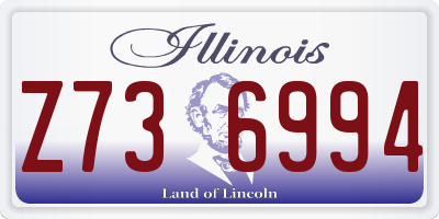 IL license plate Z736994