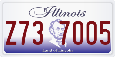 IL license plate Z737005