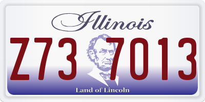 IL license plate Z737013