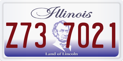 IL license plate Z737021