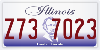 IL license plate Z737023