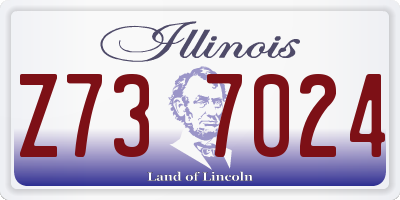 IL license plate Z737024