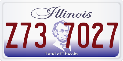 IL license plate Z737027