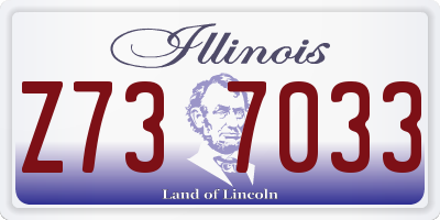 IL license plate Z737033
