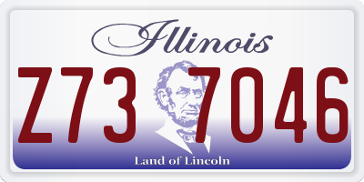 IL license plate Z737046