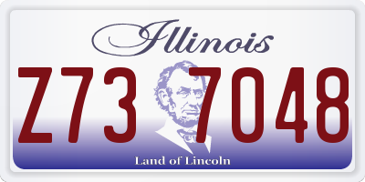 IL license plate Z737048