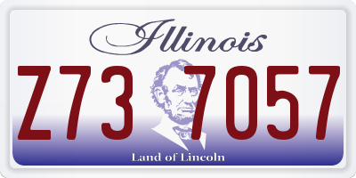 IL license plate Z737057