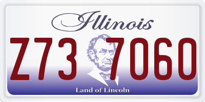 IL license plate Z737060