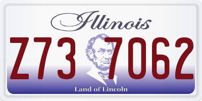 IL license plate Z737062