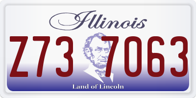 IL license plate Z737063