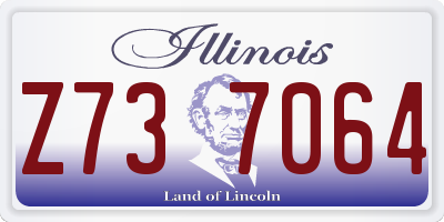 IL license plate Z737064