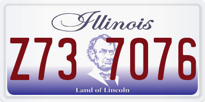 IL license plate Z737076