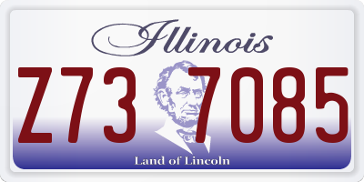 IL license plate Z737085