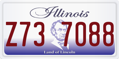 IL license plate Z737088