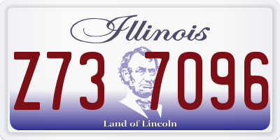 IL license plate Z737096