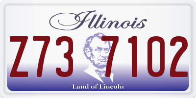 IL license plate Z737102
