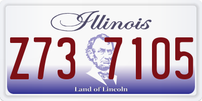 IL license plate Z737105