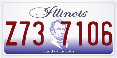 IL license plate Z737106