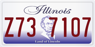 IL license plate Z737107