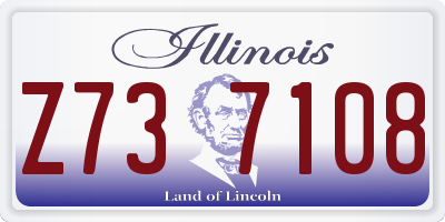 IL license plate Z737108
