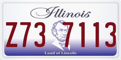 IL license plate Z737113