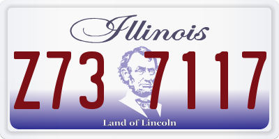 IL license plate Z737117