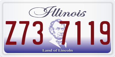 IL license plate Z737119