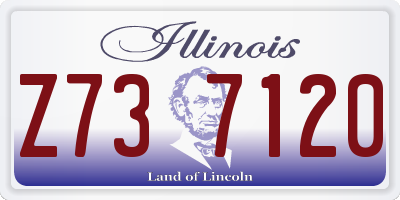 IL license plate Z737120