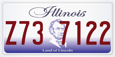 IL license plate Z737122