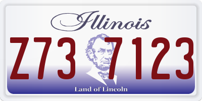 IL license plate Z737123