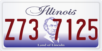 IL license plate Z737125