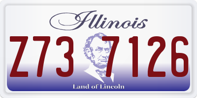 IL license plate Z737126