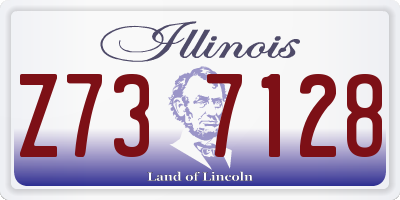 IL license plate Z737128